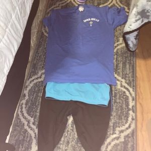 Color black blue category work out